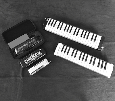 Chromatic Harmonica and Melodion (melodica)